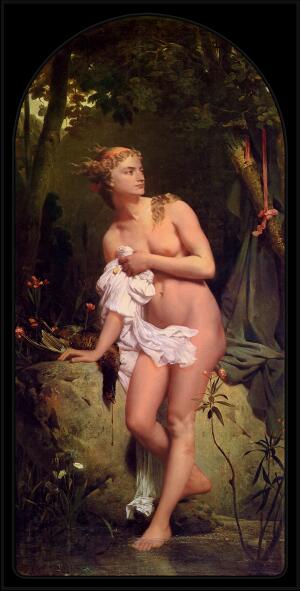 Diana by Marc Gabriel Charles Gleyre